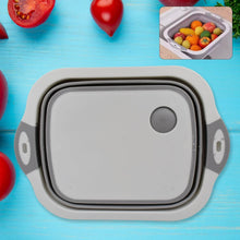 Collapsible Cutting Board with Dish Tub Basket - dailyneed.life
