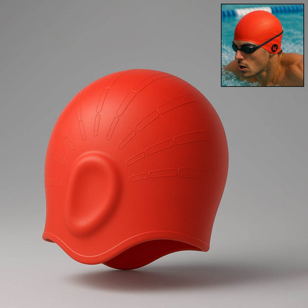 Knx Professional Silicone Swimming Cap (1 Pc) - dailyneed.life