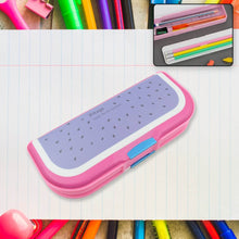 Multipurpose Cartoon Pencil Box – 2-Compartment Compass Box for Kids (Mix Color 1 Pc) - dailyneed.life