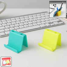 Multifunctional Plastic Mobile Phone Stand & Pen Holder (2 Pc & mix color) - dailyneed.life