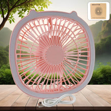 USB PORTABLE MINI DESK FAN WITH LIGHT & COLOR BOX (1 PC / Mix Color) - dailyneed.life