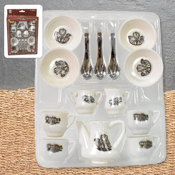 ﻿Tickles Tea toy Set | Coffee Kitchen Plastic Set Toy for Kids, Boys & Girls (14 Pcs / Mix Size & Design) - dailyneed.life
