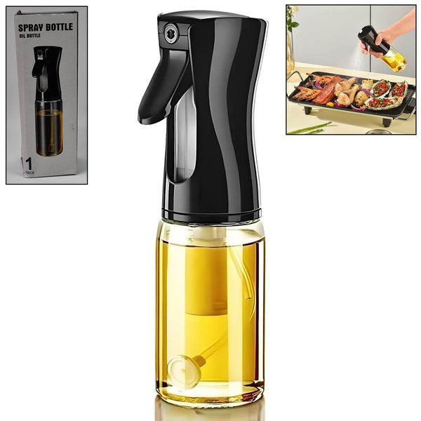 Glass Oil Dispenser Bottle Spray (1 Pc / 200 ml Approx) - dailyneed.life