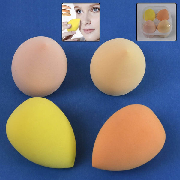 Makeup Sponges Set, Perfect for Liquid, Cream, and Powder (4 Pcs Set With Case) - dailyneed.life