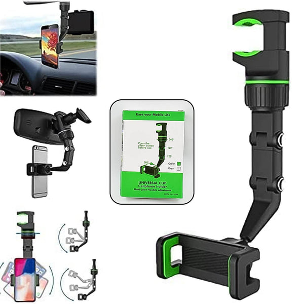 Multifunctional Car Rear View 360° Rotatable Mobile Holder - dailyneed.life