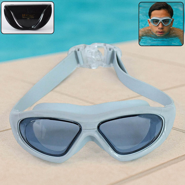 Knx Premium Wide Vision Swimming Goggles With protective hard case (1 Pc) - dailyneed.life