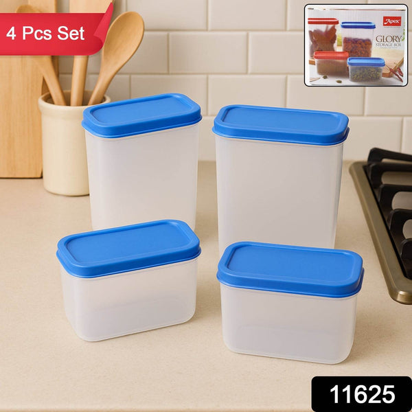 Apex Glory Plastic Storage Container Box Set (4 Pc) - dailyneed.life