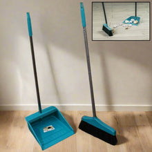 Long Handle Dustpan and Brush 2 Piece Set for Sweeping Cleaning Home Office, Supdi - dailyneed.life