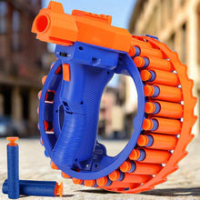 Amazing Toy Gun, Electric Gun for Children, 28 Soft Bullets for Youth Safety, Children's Electric Hand Ring Wheel Soft Bullet Gun, Gift Toys - dailyneed.life