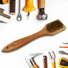 Wooden Handle Steel Wire Brush (1 Pc) - dailyneed.life