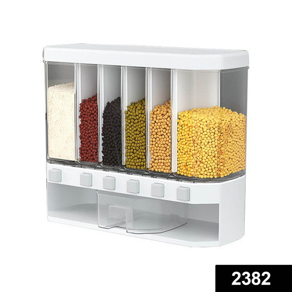 Wall-Mounted Cereals Dispenser Press Grain Storage Tank - dailyneed.life