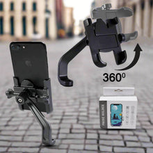 Full Metal Body Bike & Scooty 360 Degree Rotating Mobile Holder Stand for Bicycle, Motorcycle, Scooty for Maps and GPS Navigation Fits All Smartphones (1 Pc) - dailyneed.life