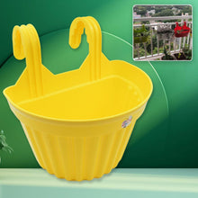 Multicolor Hanging Plastic Planters Orchid Relling , For Plantation, Planters for Balcony and Home Gardening, Indoor, Outdoor (1 Pc ) - dailyneed.life
