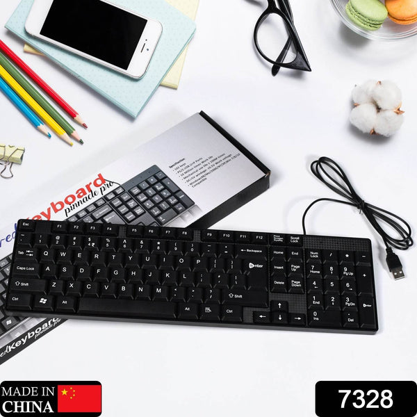 Wired USB 102 Keys, Ergonomic Portable Typewriter Keyboard for Home Office, Plug and Play - dailyneed.life