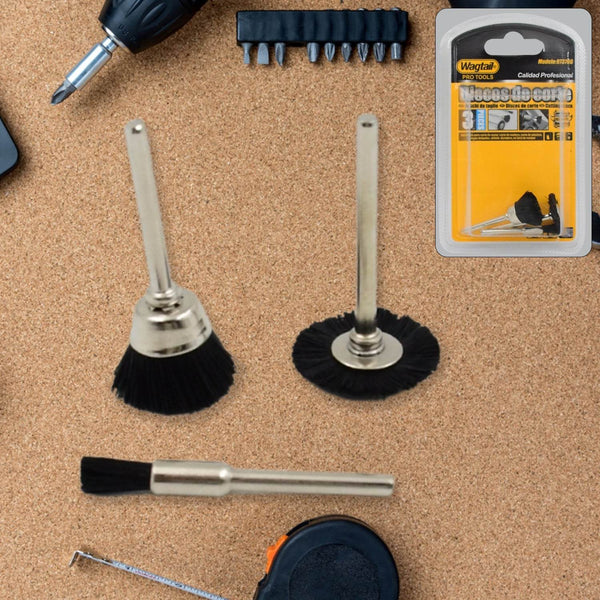 Brass Wire Wheels, 3 Pcs Brass Wire Wheels, Rust Removal Tool - dailyneed.life