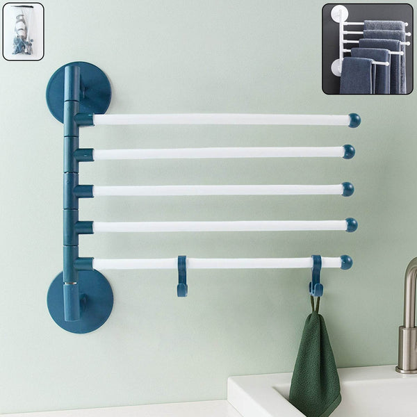 Rotating Bar Wall Mounted Swivel Towel Rack - dailyneed.life