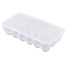 Plastic 18 Cavity Egg Storage Box Or Egg Trays For Refrigerator With Lid & Handles High Quality, Rectangular Egg Tray Box For 18 Egg (1 Pc) - dailyneed.life