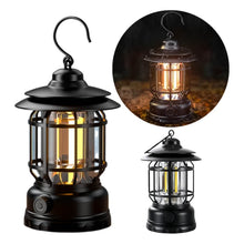 LED Camping Lante Light Retro Style Lighting Battery Type-c Rechargeable (1 Pc) - dailyneed.life