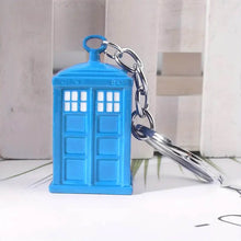 Police Booth Box Shape 3 D Metal Keychain (1 Pc) - dailyneed.life