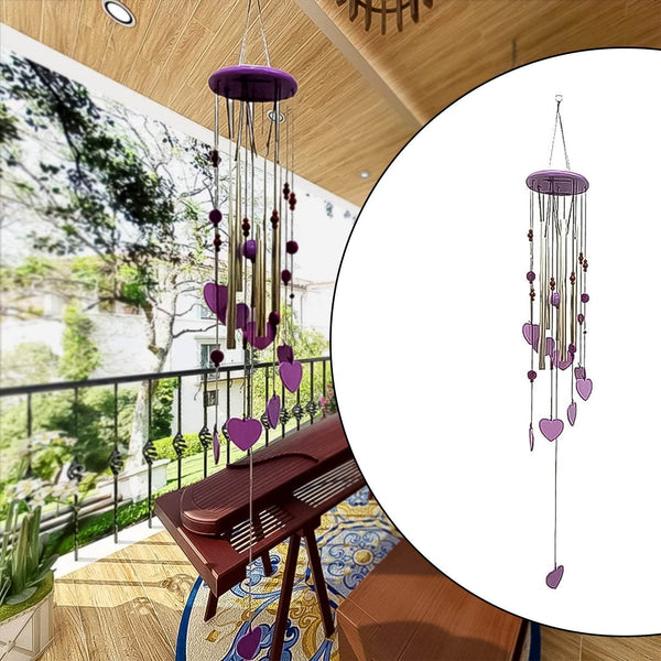 Smiley and Hearts Love Wind Chime (1 Pc) - dailyneed.life