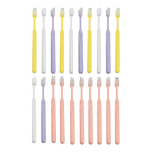 Plastic Toothbrush With Plastic Round Box (20 pcs Set) - dailyneed.life