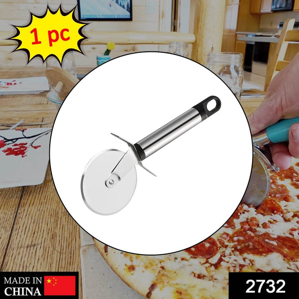 Stainless Steel Pizza Cutter, Pastry Cake Slicer, Sharp, Wheel Type - dailyneed.life