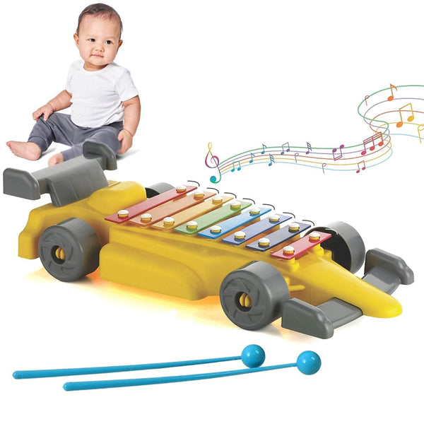 Musical Car Piano Xylophone Toy, Plastic Car Xylophone (1 Set) - dailyneed.life