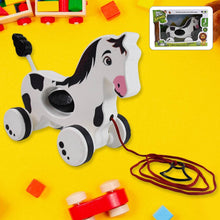 Hourse Pull Along Toddler Toy with Attractive Design - dailyneed.life