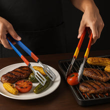 Stainless Steel Multipurpose Utility Tong / Serving Food Tongs / Tong for Kitchen and Bar / Frying, Clipping, Grilling Tong (2 Pcs Set) - dailyneed.life