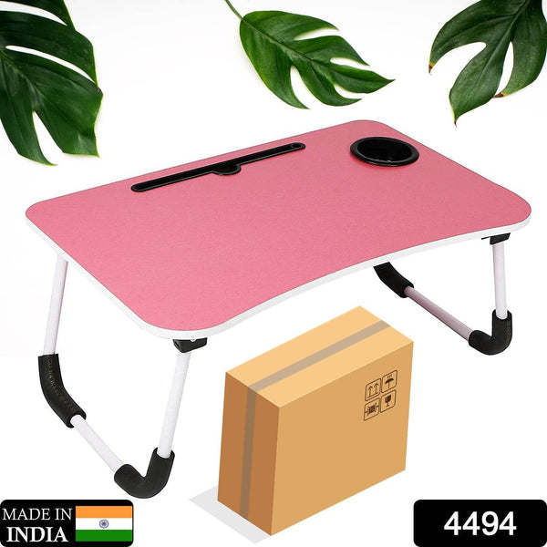 Multi-Purpose Foldable Laptop Desk for Study & Reading (Pink) - dailyneed.life