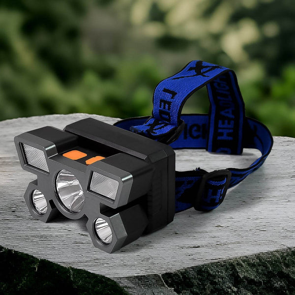 5 LED Headlamp USB Rechargeable Head Light (1 Pc) - dailyneed.life