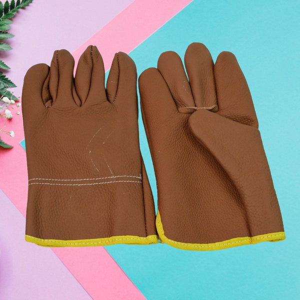 Gloves Gardening Gloves for Men Women Leather Gloves Heavy Duty Gloves (1 Pair) - dailyneed.life