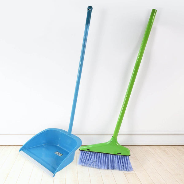 HANDLE DUSTPAN AND BRUSH FOR SWEEPING & CLEANING DUST, Supdi - dailyneed.life