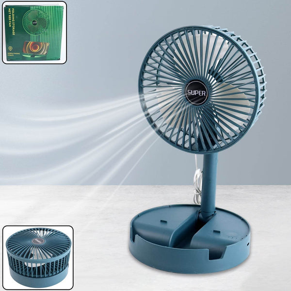 Adjustable Portable Desktop Fan - Telescopic Silent Personal Cooling for Office & Travel (Battery Not Include) - dailyneed.life