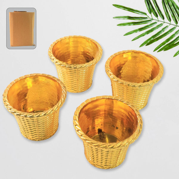 Plastic Flower Valencia (Pot) Home and Outdoor (4 Pc) - dailyneed.life
