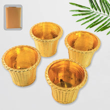Plastic Flower Valencia (Pot) Home and Outdoor (4 Pc) - dailyneed.life