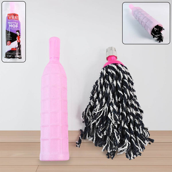 Heavy-Duty Floor Cleaning Bottle Mop Refill with Durable Plastic Bottle - dailyneed.life