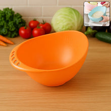 Virgin Rice Bowl Durable Plastic Strainer, Water Strainer | Vegetable & Fruits Washing Bowl - dailyneed.life