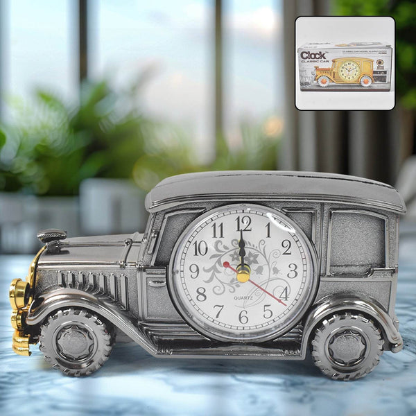 Car Model Clocks, Pen Holder Function ABS Material Alarm Clock for Office Desk for Bedroom - dailyneed.life