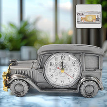 Car Model Clocks, Pen Holder Function ABS Material Alarm Clock for Office Desk for Bedroom - dailyneed.life