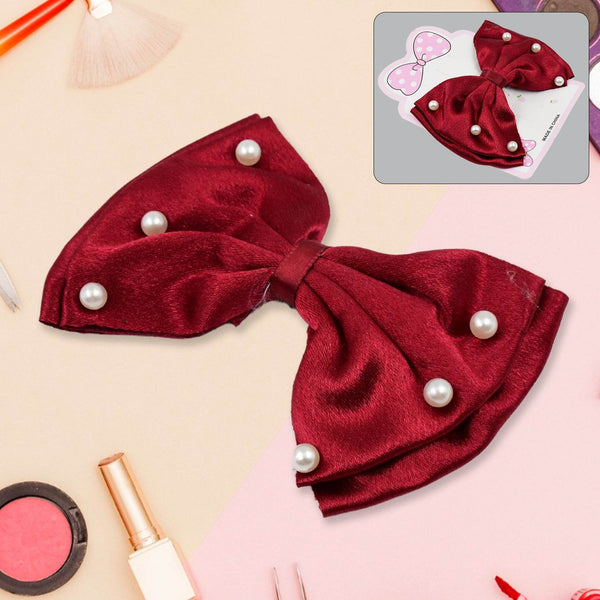 Hair Bow Knot Clip Suitable For Girls (1 Pc / Multicolour), Hair accessories - dailyneed.life