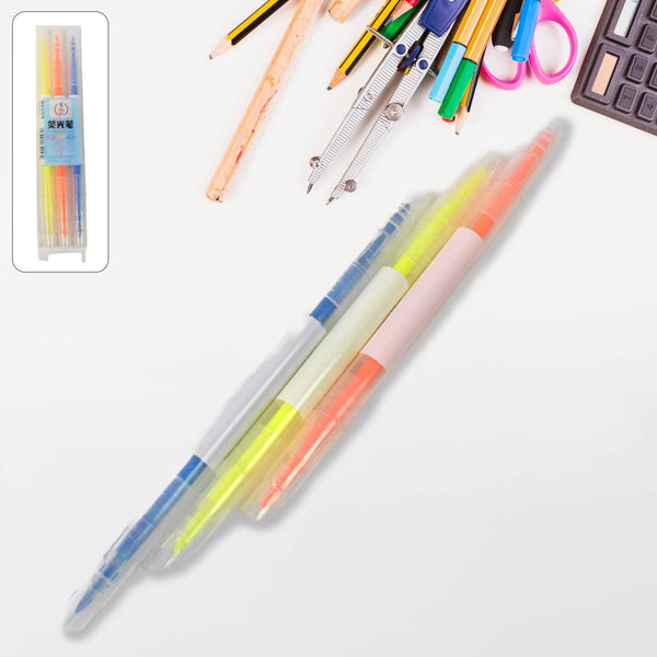 Dual-Headed Highlighter 3 Colors Double head Highlighter Pen (3 Pcs Set) - dailyneed.life