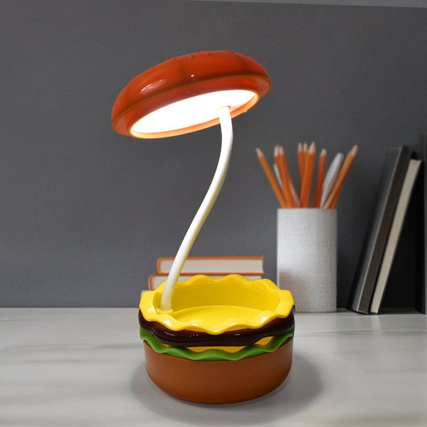 Burger Delight: Folding LED Night Lamp (1 Pc) - dailyneed.life