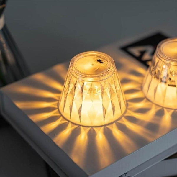 Cup Shape Crystal Table Lamp, Diwali (1 Pc) - dailyneed.life
