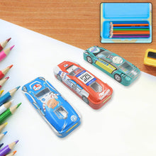 Car-Shaped Metal Compass Box (1 Pc): Pencil Case for Kids, Stationery - dailyneed.life