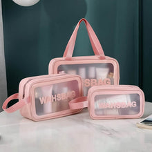 Cosmetic Pouch, Make up Bag for Home & Travel, Toiletry Bag for Cosmetics, Brushes, Accessories Set of 3 Small, Medium & Big - Wash Bag - dailyneed.life