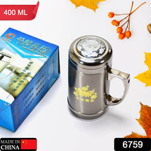DOUBLE STAINLESS STEEL MUG BOTTLE FOR TRAVEL, HOME, OFFICE, SCHOOL 400ML - dailyneed.life
