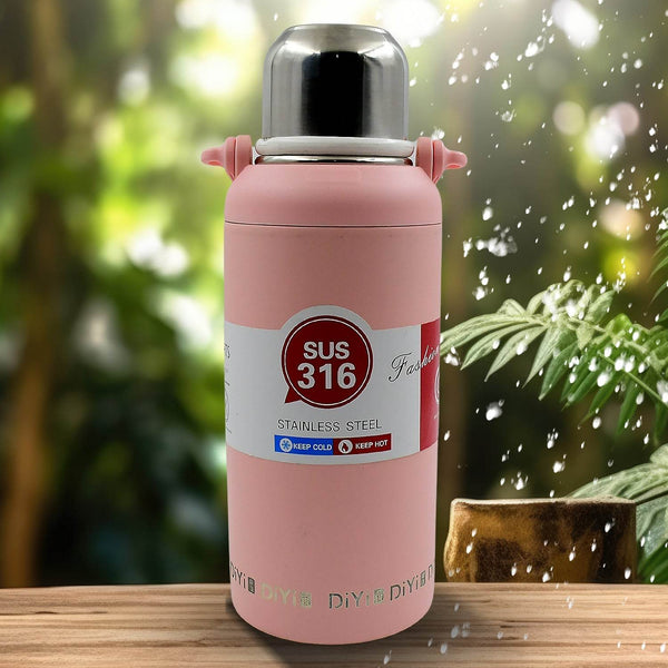 Stainless Steel tumblers 316 Stainless Steel, Vacuum Insulated Cup / Bottle, Portable Travel Kettle / Water Bottle with Handle, Outdoor Large Capacity Sports Kettle Cups / Bottle (1300 ML) - dailyneed.life