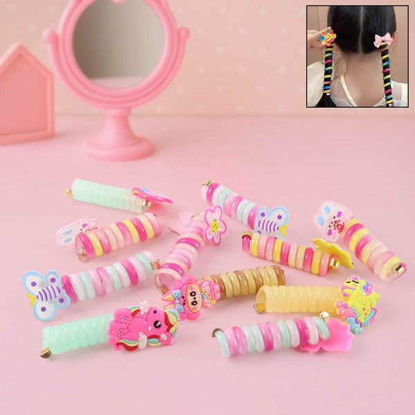 Spiral Hair Braiding Clips for Kids (12 Pc / Mix Design) - dailyneed.life
