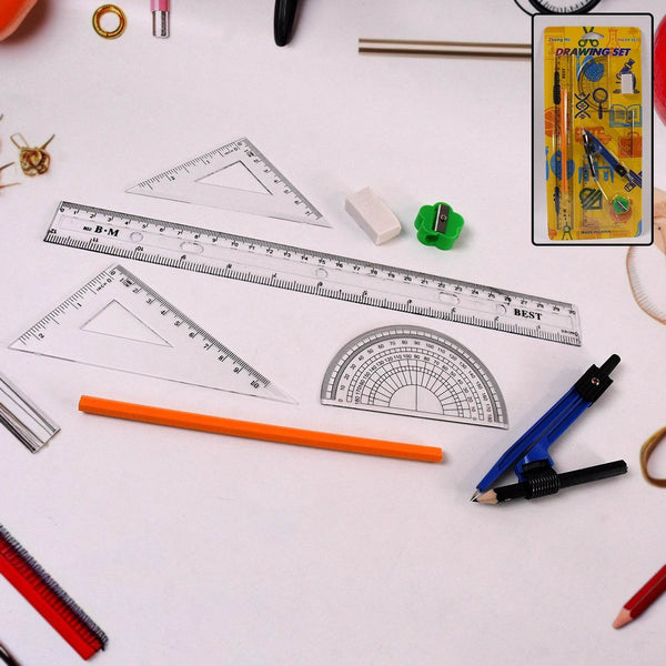 9 in 1 Stationery Set for School Student Office, Draft Rulers - dailyneed.life